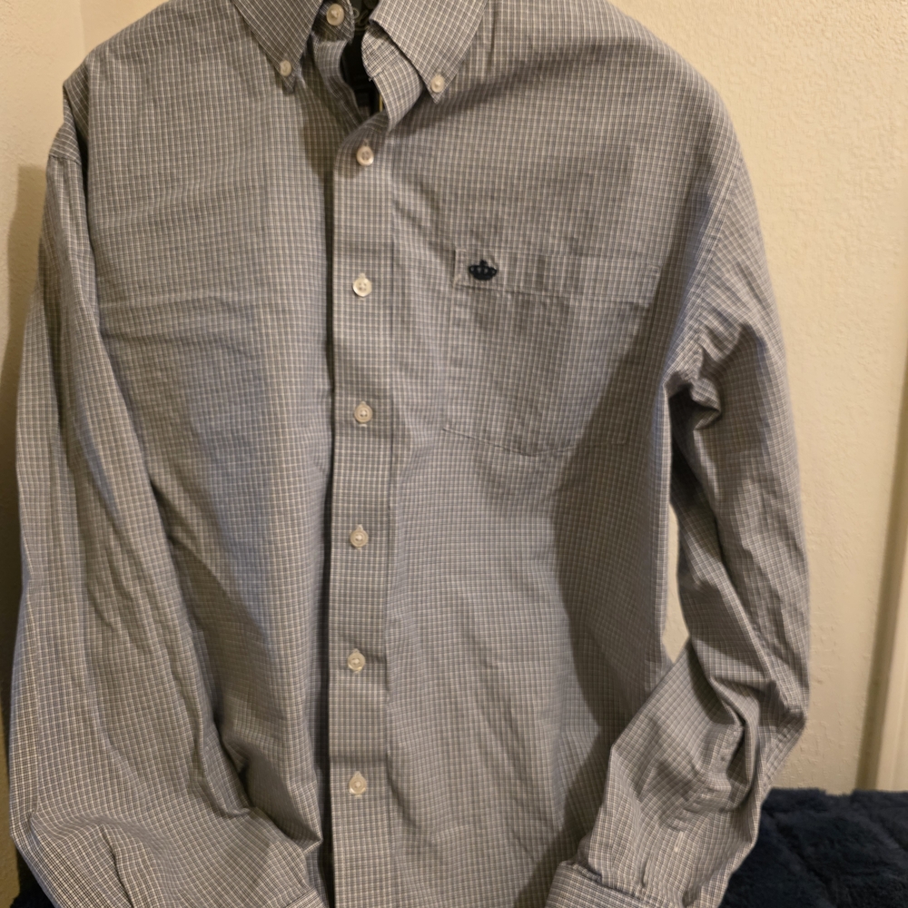 Cluett Peabody Co. Classic Multi-Color Checkered Button-Down Long Sleeve Shirt - Picture 1 of 7